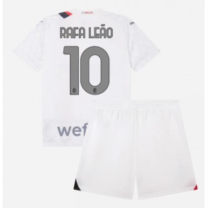 AC Milan Rafael Leao #10 Dětské Venkovní dres komplet 2023-24 Krátký Rukáv (+ trenýrky)